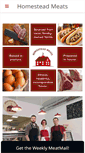 Mobile Screenshot of homesteadmeatsevanston.com